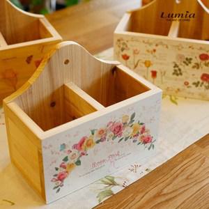 [루미아]플랜트 원목 포켓 보관함 TI-501