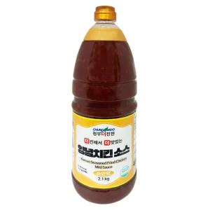 청우 더진한 치킨소스 순한맛 2.1kg/양념치킨소스/닭꼬치/닭강정