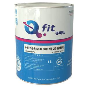 노루페인트 KSM 6010 1종 2급 외부용 수성페인트 1L 무광
