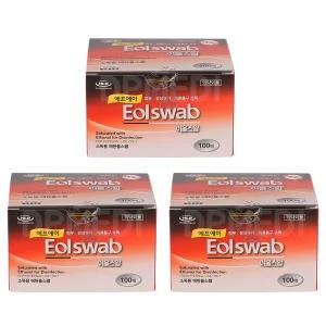 일회용 알콜솜 에프에이 이올스왑 알콜스왑 3박스 300매