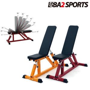 바투 BM-1000 프리미엄 인클라인 플랫 운동 각도 조절 헬스 평 벤치 프레스