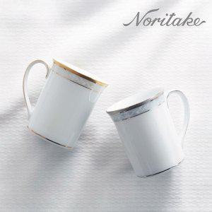 [노리다케](대구신세계)4335 햄프셔골드/플래티넘 머그 2P (선택형)
