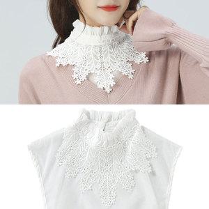 눈꽃 하이넥/레이스/페이크카라/레이어드카라/케이프/넥케이프