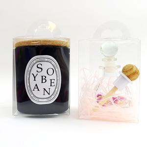 다용도 손잡이 투명상자 캔들 디퓨저 포장박스