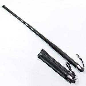 호신봉 3단 접이식 강철 경찰 진압봉 훈련용 블랙