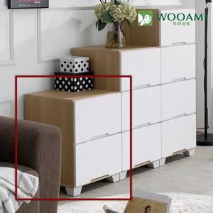 [우아미가구]오코르 2단 미니서랍장