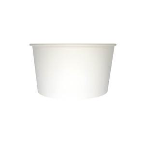 520cc  무지 종이용기 밥공기 떡볶이 일회용용기 배달 포장 다용도 1000개