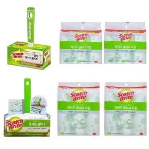 강력 점착력 테이프 클리너 돌돌이 롤테이프 본체 + 리필