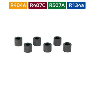 [타스코(TASCO)] R-404/407/134용 (1/4인치 규격 모든 신냉매) 충전호스/고무패킹(오링) TA133FP