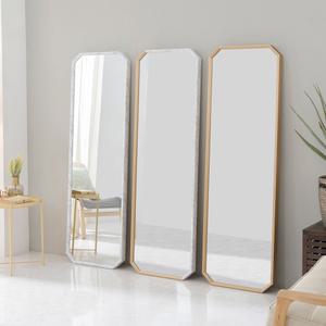 비산방지 골드 마블 인테리어 와이드 팔각 전신거울