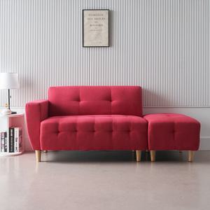 에보니아 웬디 라텍스폼 2인용 카우치 쇼파 스툴포함