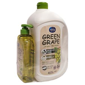 무궁화 키친솝 청포도 친환경 주방세제4L