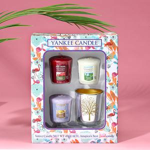 양키캔들 보티브3종 실버나무홀더1(색상선택) 선물세트 + 쇼핑백