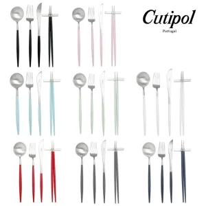 고아 디너 4종 1인조세트 _핑크 (스푼/젓가락/포크/나이프)