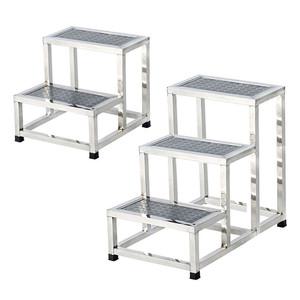 계단발판 안전발판 계단 스텐 발디딤대 1단 2단 3단 사다리 캠핑