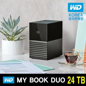 WD정품  New My Book DUO -24TB (대용량 외장하드) USB3.2 Gen1전송
