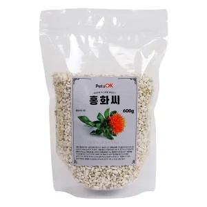 PetOK 홍화씨 600g 앵무새 골든 햄스터 모란 왕관 코뉴어