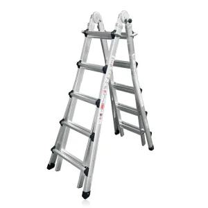 라이콤 LS사다리 길이조절 높이조절 5단 + 안전지지대[은색힌지] 구매가능