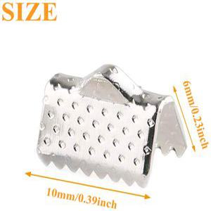 랍스터집게 마감집게 레이스캡고리 마스크 스트랩 실버 로즈골드(kc골드) 20개