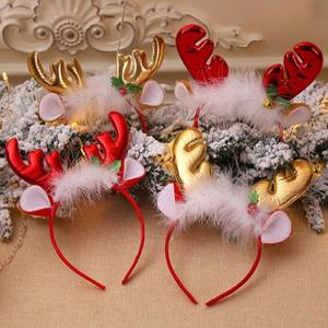 크리스마스 산타 뿔 머리띠 유치원 이벤트 행사 어린이집 교회 단체 선물