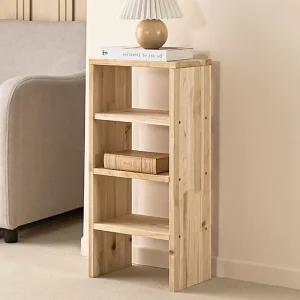 원목 양발이 선반 4단 310 삼나무 인서트 틈새 정리대 공간활용 받침대 미니수납장 피규어 진열장 주문제작