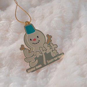 [핫트랙스]한글 크리스마스 금장 트리 장식 책갈피 5종세트 (24K G/P)