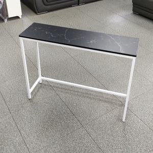 좁고 긴 콘솔 테이블 800 1000 완제품 마블 대리석 철재