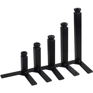 Y자 20각 가구다리 높이조절 테이블 철제 서랍장 화장대 쇼파 소파 침대 상다리