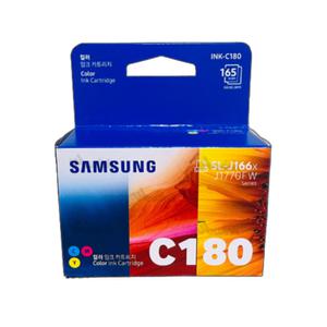 삼성정품잉크 INK-C180 칼라 SL-J1660 J1663 J1665 J1770FW 외