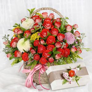 당일 꽃배달 꽃바구니 빼빼로데이 A1964 (빼빼로포함)