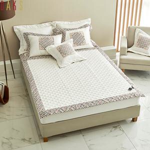 [닥스침구]모달 플리츠 화이트 패드 킹[180x220cm]