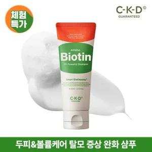 [체험특가]CKD 아미노비오틴 올파워풀 샴푸 80ml / 탈모 증상 완화+두피모발 볼륨감