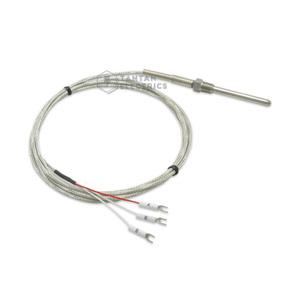 TC-N 1/8 PT 볼트 타입 PT100오옴 50mm 리드선 2m SUS304 측온저항체 3선 RTD 니플 온도센서