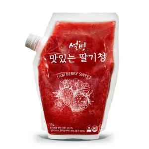 설빙 특별 레시피 맛있는 딸기청 1kg 1개