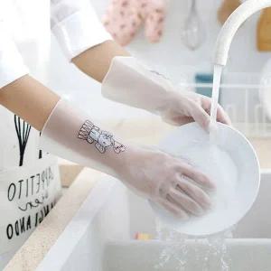 [하프클럽/텐제로잡화]텐제로 만능 니트릴 고무장갑 5종세트 /주방/욕실/청소/빨래