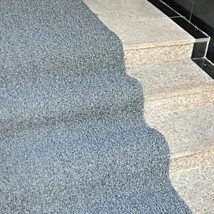 제이오마켓 고급 쿠션 롤매트 돌기O 그레이/업소용 사무실 아파트 현관 출입구 미끄럼방지 신발털이 PVC 코일 매트