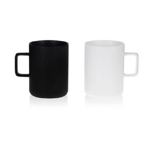 블랙앤화이트 머그잔 모던 머그컵 400ml 2p 세트