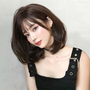 뿌이뿌이가발 여성 패션 단발머리 웨이브 통가발 미스진