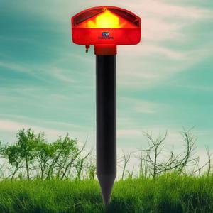 싹보내 두더지 뱀퇴치기. 태양광 진동 초음파