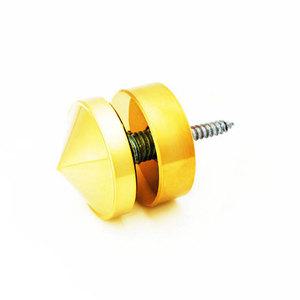 다보몰 스탠다드 황동 뿔형 (골드) 30파이x14x10㎜, 아크릴 액자 다보볼트 30Ø 금색뿔형