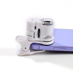 [굿즈트리]60배율 LED 스마트폰 현미경 휴대폰렌즈 확대경