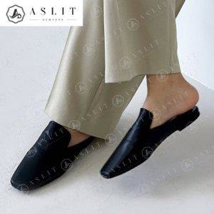 [기타][애슬릿] 스퀘어토 여성 뮬 블로퍼 플랫 실내 슬리퍼