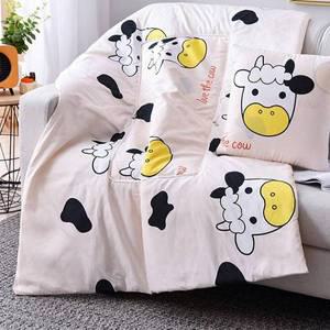 [제이큐]사무실 캠핑 여행용 휴대용 쿠션 겸용 이불 20번