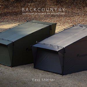 [백컨트리] 이지쉘터 리빙쉘 감성 겨울캠핑 자립형 쉘터 차박 텐트