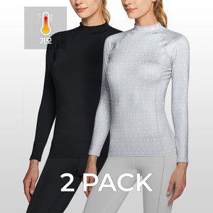 [테슬라] 기모 내의 내복 언더레이어 터틀넥 긴팔 2팩 TM-XUT86