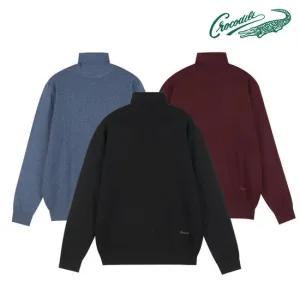 [크로커다일] 와플조직 롱 터틀넥 니트티 CDAA8TP9791