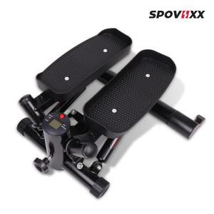 스포빅스 트위스트 스텝퍼 블랙 가정용 스탭퍼 계단 오르기 실내 다리 운동