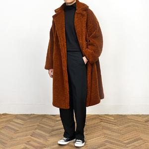 나쁜남자 J2363 양털 테디베어 코트