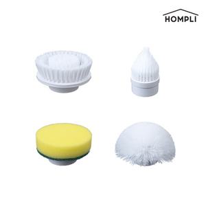 홈플리 무선 욕실청소기 HP-V2120W 전용 브러쉬 4종 세트