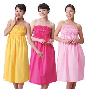 물방울 가운 피부미용  마사지가운 천연코튼 부드러운 원단